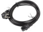 Kabel zasilający CEE 7/7 - IEC 320 C13 3m VDE czarny CA-C13C-11CC-0030-BK