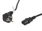 Kabel zasilający CEE 7/7 - IEC 320 C13 5m VDE czarny CA-C13C-11CC-0050-BK