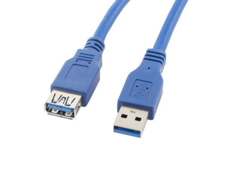 Przedłużacz USB 3.0 SuperSpeed niebieski 1,8m LANBERG CA-US3E-10CC-0018-B