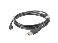 Przewód połączeniowy USB 2.0 High Speed 1,8m USB - microUSB czarny CA-USBM-10CC-0018-BK