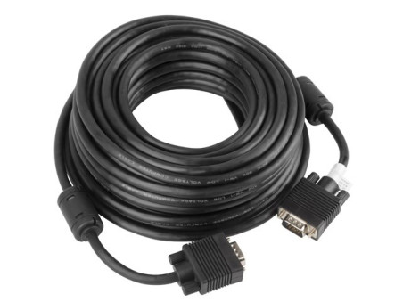 Kabel monitorowy VGA D-Sub(15-pin) ekran ferryt czarny 15m CA-VGAC-10CC-0150-B