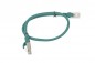 Kabel krosowy patchcord U/UTP kat.5e 0,5m zielony PCU5-10CC-0050-G