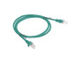 Kabel krosowy patchcord U/UTP kat.5e 1m zielony PCU5-10CC-0100-G