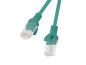 Kabel krosowy patchcord U/UTP kat.5e 1m zielony PCU5-10CC-0100-G