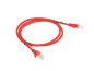 Kabel krosowy patchcord U/UTP kat.5e 1m czerwony PCU5-10CC-0100-R