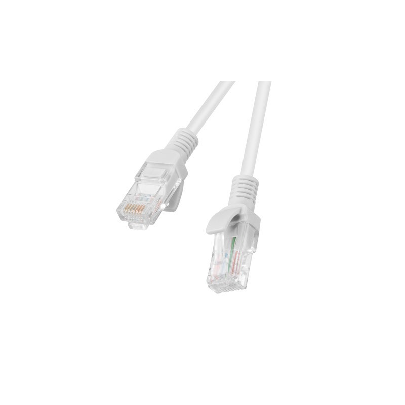 Kabel krosowy patchcord U/UTP kat.5e 1m szary PCU5-10CC-0100-S