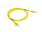 Kabel krosowy patchcord U/UTP kat.5e 1m żółty PCU5-10CC-0100-Y