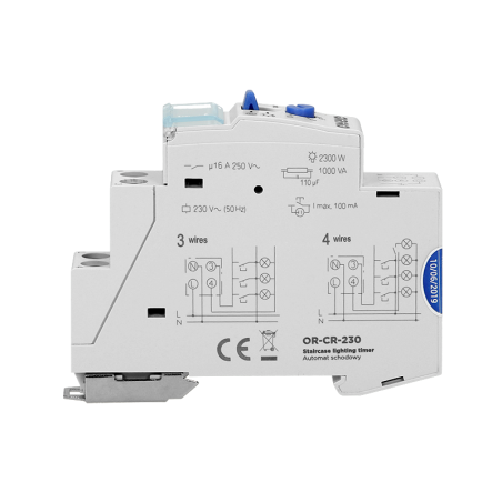 Automat schodowy 16A 1Z 0,5-10min OR-CR-230