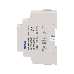 Wskaźnik zużycia energii elektrycznej 1-fazowy 80A 230V port RS-485 z wyświetlaczem LCD OR-WE-504