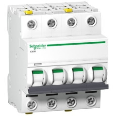 Wyłącznik nadprądowy 4P C 40A 6kA AC iC60N-C40-4 A9F04440