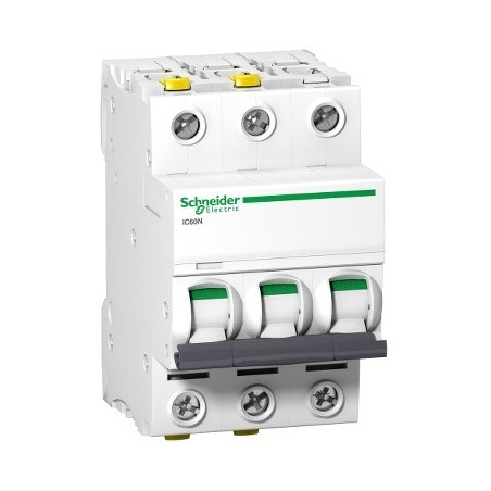 Wyłącznik nadprądowy 3P D 32A 6kA AC iC60N-D32-3 A9F05332