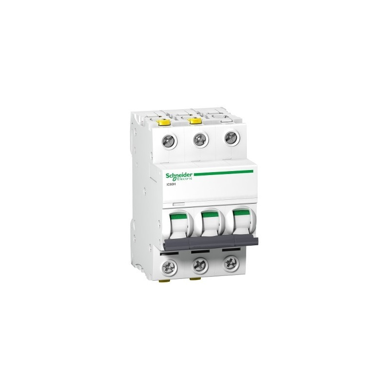 Wyłącznik nadprądowy 3P B 16A 10kA AC iC60H-B16-3 A9F06316 Wyłącznik nadprądowy 3P B 16A 10kA AC iC60H-B16-3 A9F06316
