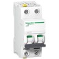 Wyłącznik nadprądowy 2P C 0,5A 10kA AC iC60H-C0,5-2 A9F07270