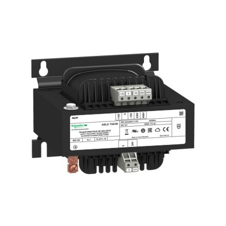 Transformator 1-fazowy 0,63kVA 230/24V ABL6TS63B