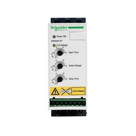 Softstart 3-fazowy 380-415VAC 6A 1,5-3kW 400V Altistart ATS01N206QN