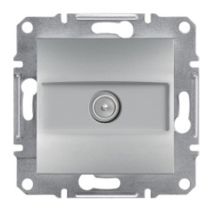 ASFORA Gniazdo TV końcowe bez ramki aluminium EPH3200161