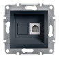 ASFORA Gniazdo telefoniczne bez ramki antracyt EPH4100171 ASFORA Gniazdo telefoniczne bez ramki antracyt EPH4100171