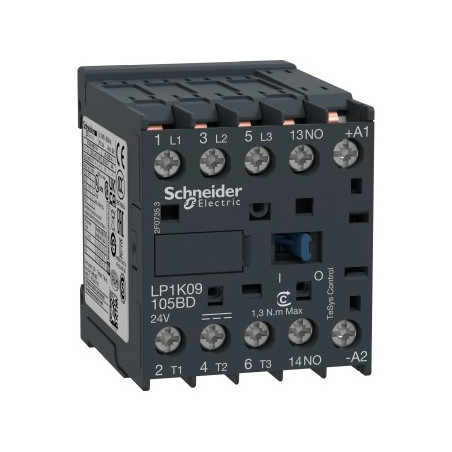 Stycznik mocy 3P 9A 1Z 0R 24V DC LP1K09105BD