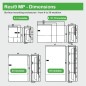 Rozdzielnica modułowa 1x8 natynkowa IP40 Mini Pragma MIP12108 Rozdzielnica modułowa 1x8 natynkowa IP40 Mini Pragma MIP12108