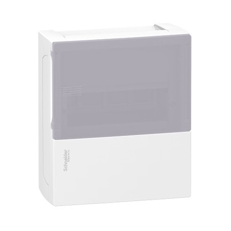 Rozdzielnica modułowa 1x8 natynkowa IP40 drzwi przezroczyste Mini Pragma MIP12108T
