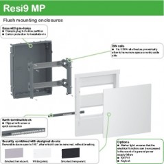 Rozdzielnica modułowa 2x12 podtynkowa IP40 Mini Pragma MIP22212