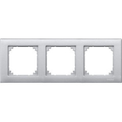 Merten M-Plan Ramka potrójna aluminium MTN486360
