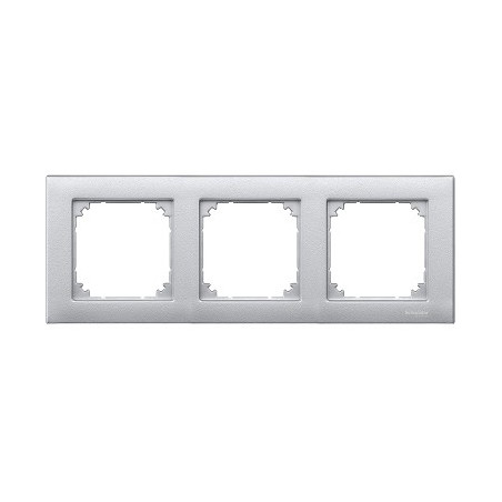 Merten M-Plan Ramka potrójna aluminium MTN486360