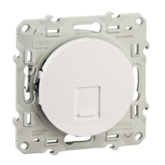 Odace Gniazdo komputerowe białe S52D471