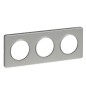 Odace touch Ramka potrójna aluminium S53P806 Odace touch Ramka potrójna aluminium S53P806