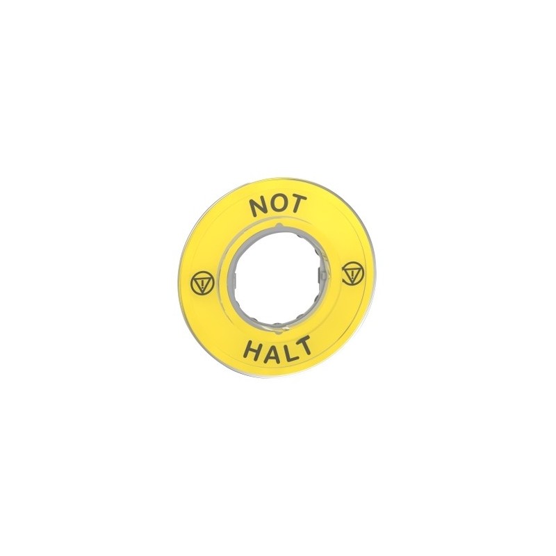ETYKIETA NOT HALT 3D LEGEND PLATE ZBY9220 /5 szt./