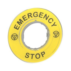 Etykieta emergency STOP 3D ZBY9320 /5 szt./