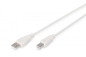 Kabel połączeniowy USB 2.0 Typ USB A/USB B, M/M beżowy 1,8m AK-300102-018-E