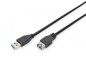 Kabel połączeniowy USB 3.0 Typ USB A/USB A, M/Ż czarny 3m AK-300203-030-S Kabel połączeniowy USB 3.0 Typ USB A/USB A, M/Ż czarny 3m AK-300203-030-S