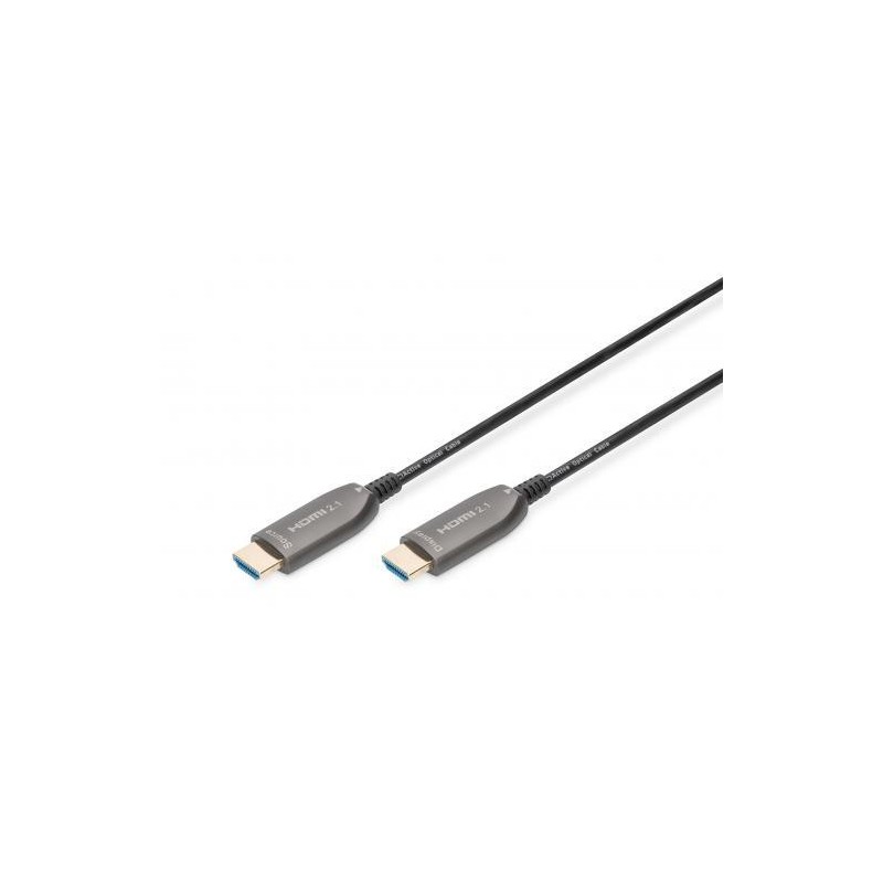 Kabel połączeniowy hybrydowy AOC HDMI 2.1 Ultra High Speed 8K 60Hz UHD HDMI A-HDMI A M-M czarny 10m AK-330126-100-S Kabel połączeniowy hybrydowy AOC HDMI 2.1 Ultra High Speed 8K 60Hz UHD HDMI A-HDMI A M-M czarny 10m AK-330126-100-S