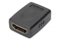 Adapter HDMI Highspeed 2.0 z Eth. Typ HDMI A/HDMI A, Ż/Ż czarny AK-330500-000-S