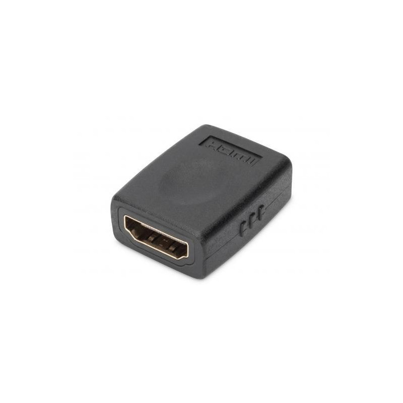 Adapter HDMI Highspeed 2.0 z Eth. Typ HDMI A/HDMI A, Ż/Ż czarny AK-330500-000-S