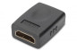 Adapter HDMI Highspeed 2.0 z Eth. Typ HDMI A/HDMI A, Ż/Ż czarny AK-330500-000-S