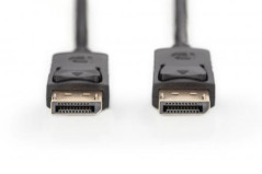 Kabel połączeniowy DisplayPort 1.1 Typ DP/DP, M/M czarny 5m AK-340100-050-S