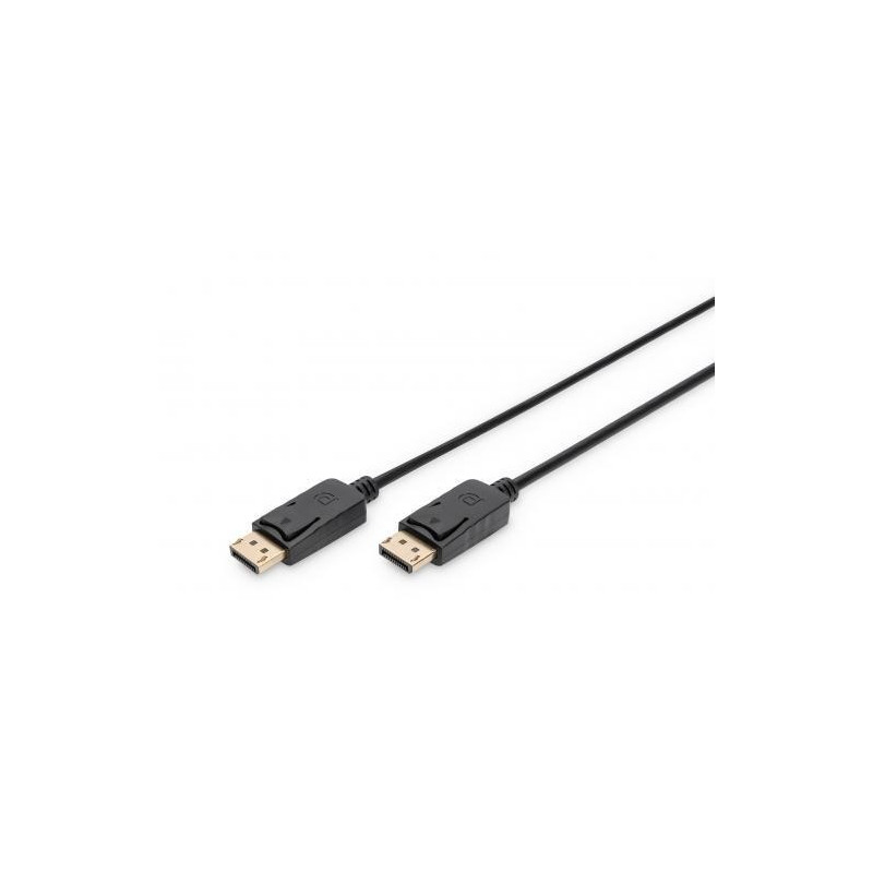 Kabel połączeniowy DisplayPort 1.2 Typ DP/DP, M/M czarny 15m AK-340100-150-S