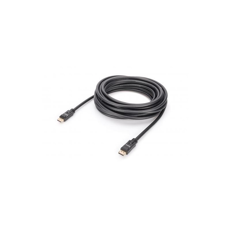 Kabel połączeniowy DisplayPort 4K 60Hz UHD Typ DP/DP M/M czarny 10m AK-340105-100-S