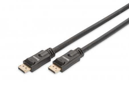 Kabel połączeniowy DisplayPort 4K 60Hz UHD Typ DP/DP M/M czarny 15m AK-340105-150-S