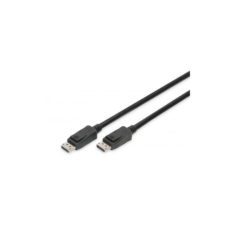 Kabel połączeniowy DisplayPort 8K 30Hz UHD Typ DP/DP M/M czarny 2m AK-340106-020-S