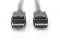 Kabel połączeniowy DisplayPort 8K 30Hz UHD Typ DP/DP M/M czarny 3m AK-340106-030-S