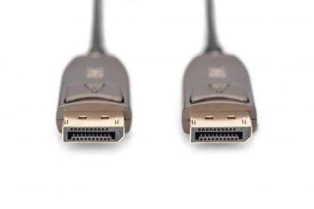 Kabel połączeniowy hybrydowy AOC DisplayPort 1.4 8K 60Hz UHD DP-DP M-M czarny 10m AK-340107-100-S