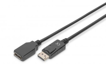 Kabel przedłużający DisplayPort 1.2 Typ DP/DP, M/Ż czarny 2m