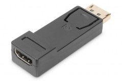 Adapter DisplayPort 1.1a Typ DP/HDMI A, M/Ż czarny AK-340602-000-S