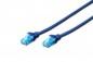 Kabel krosowy (Patch Cord) U/UTP kat.5e niebieski 1m DK-1512-010/B Kabel krosowy (Patch Cord) U/UTP kat.5e niebieski 1m DK-1512-010/B