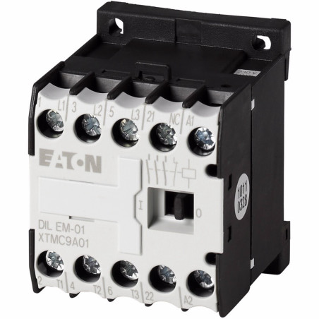 Stycznik mocy 9A 3P 24V AC 0Z 1R DILEM-01(24V50/60HZ) 020402