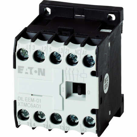Stycznik mocy 6A 3P 24V AC 0Z 1R DILEEM-01(24V50/60HZ) 051621