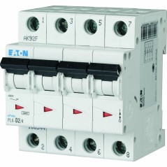 Wyłącznik nadprądowy 4P B 2A 6kA AC PL6-B2/4 166496